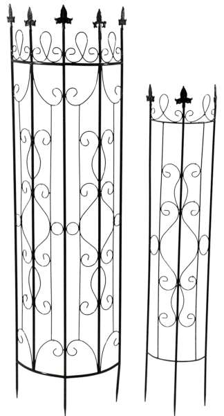 Halbrundes Rankgitter Malaga groß ca. 148 cm - Gartendekoration